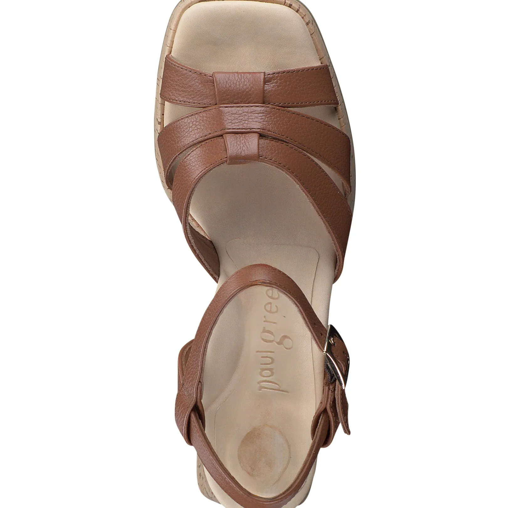 Paul Green SALE|Tina Sandal Cognac Leather