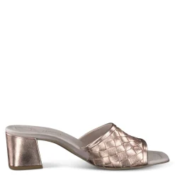 Paul Green SANDALS|Tisha Heel Rosato Nappa Metallic