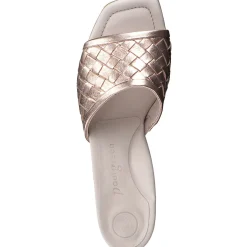 Paul Green SANDALS|Tisha Heel Rosato Nappa Metallic