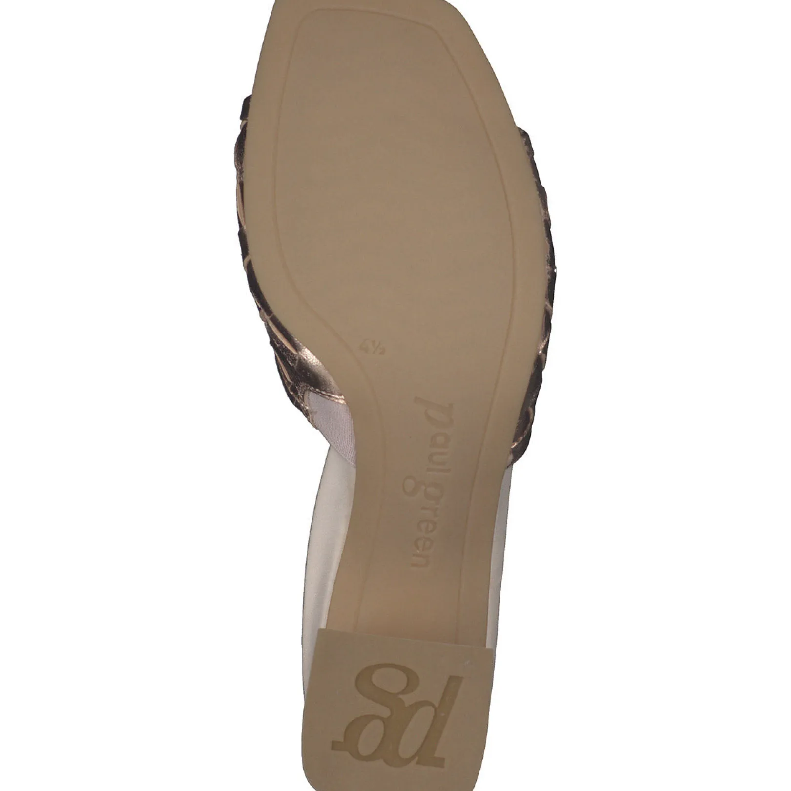 Paul Green SANDALS|Tisha Heel Rosato Nappa Metallic