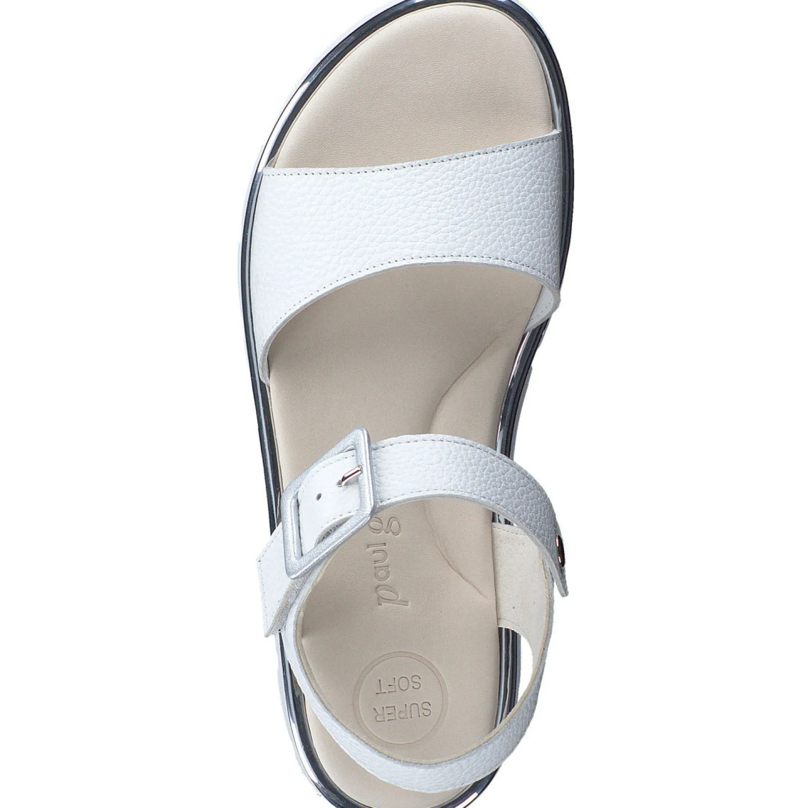 Paul Green SANDALS|Toby Sandal White Grained