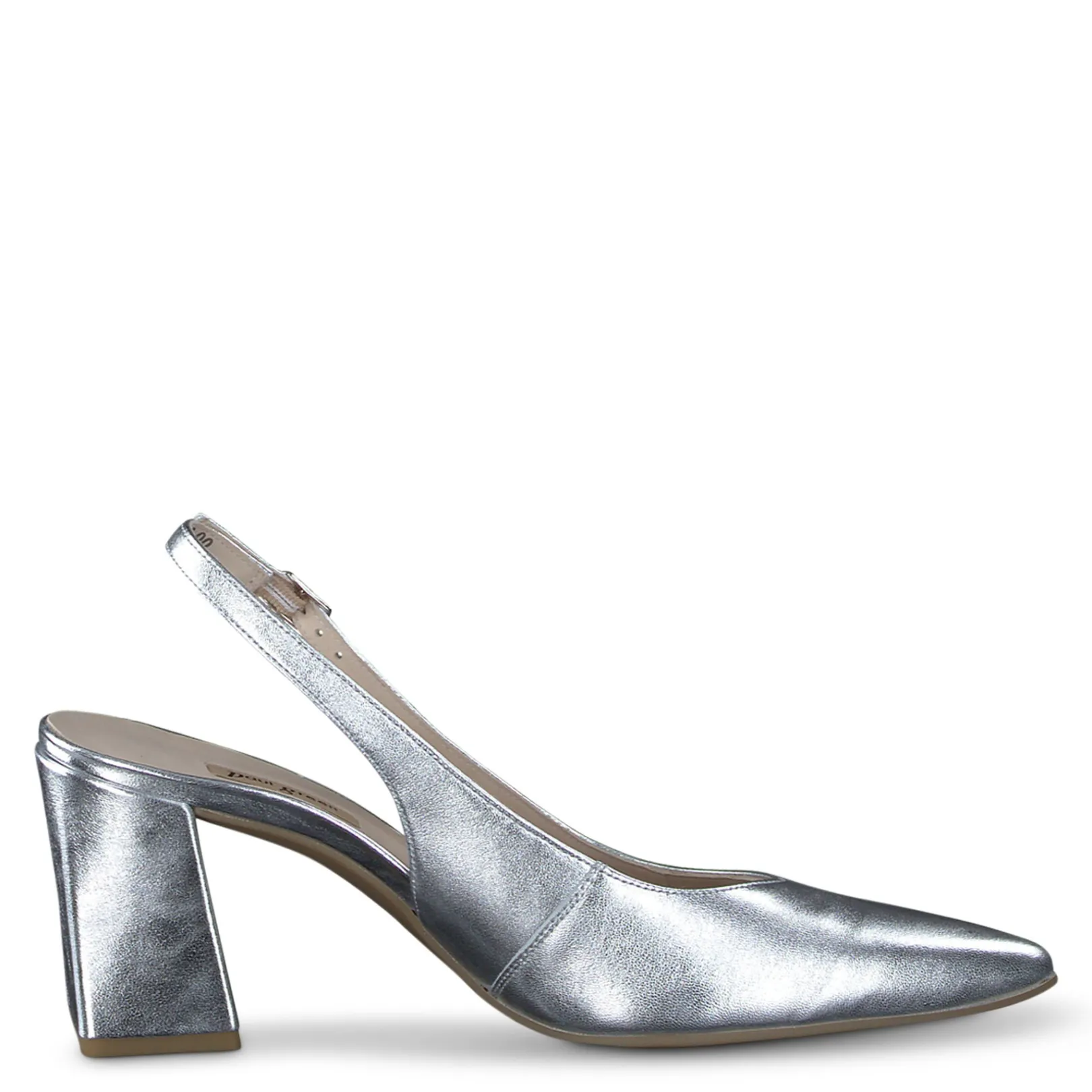 Paul Green HEELS|Toluca Sling Heel Alu Metallic Nappa