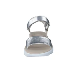 Paul Green SANDALS|Toni Sandal Silver Metallic Cervo