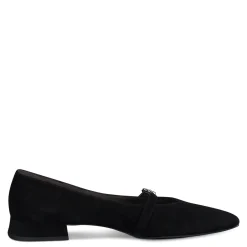 Paul Green LOAFERS/FLATS|Tootsie Flat Black Suede