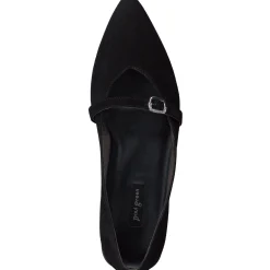 Paul Green LOAFERS/FLATS|Tootsie Flat Black Suede