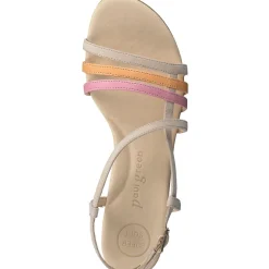 Paul Green SANDALS|Shoe Laces|Topper Sandal Biscuit Rose Apricot Combo