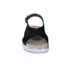 Paul Green SALE|Trixie Sandal Black Sportnubuk