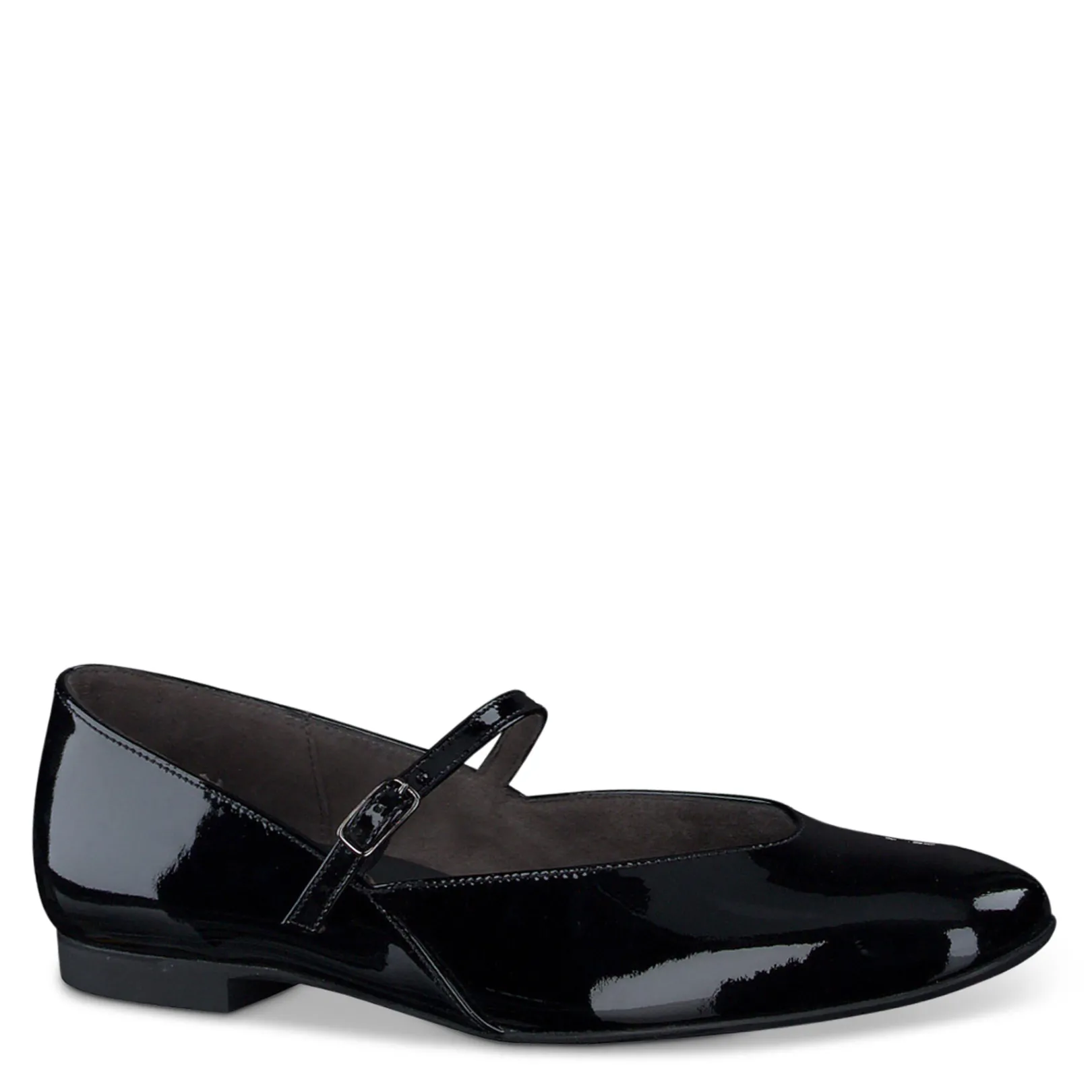 Paul Green LOAFERS/FLATS|Vanna Mary Jane Flat black soft patent