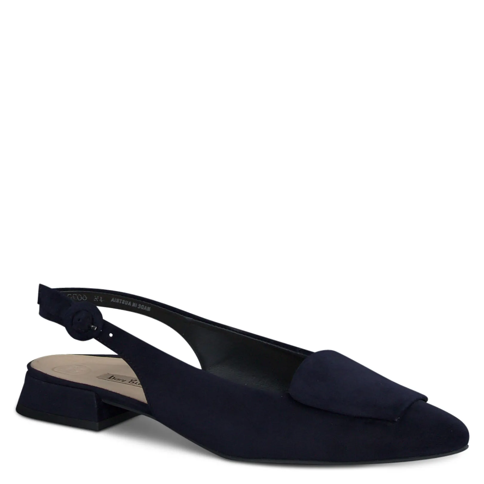 Paul Green LOAFERS/FLATS|Viola Sling Heel Blue Suede