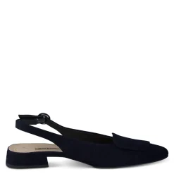 Paul Green LOAFERS/FLATS|Viola Sling Heel Blue Suede