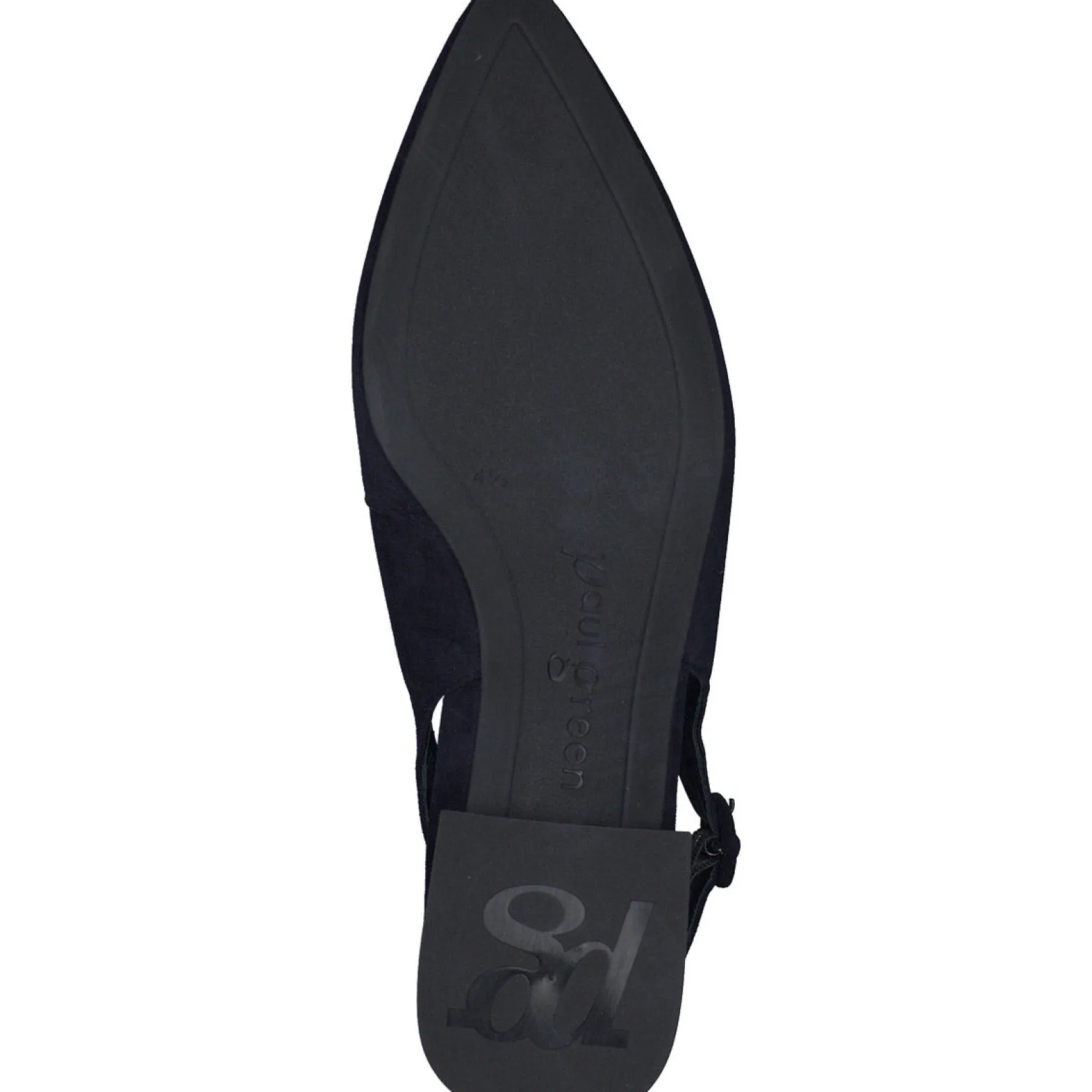 Paul Green LOAFERS/FLATS|Viola Sling Heel Blue Suede